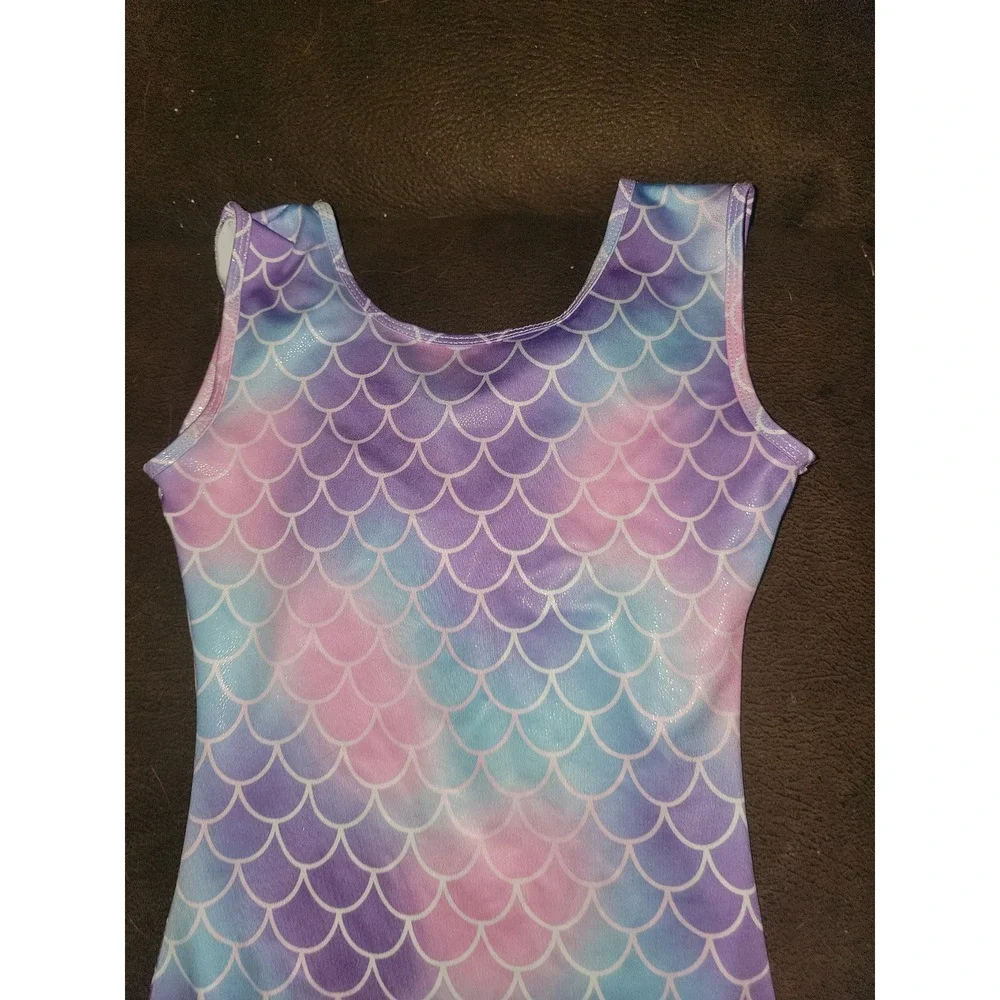Boutique leotard gymnastics dance mermaid size kids‎ 10